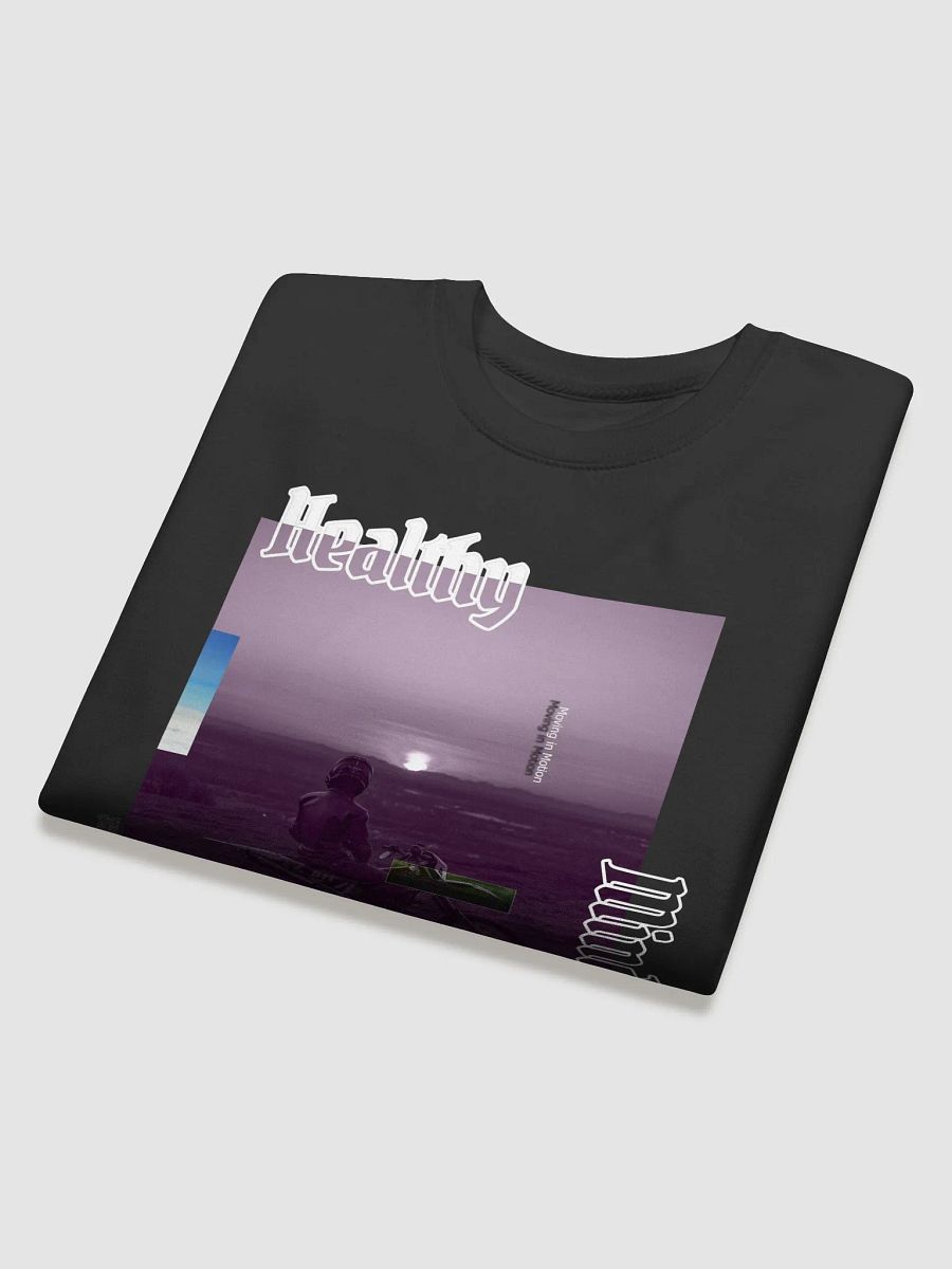 Healthy Mind | Dirt Bike Sunset Glitch Crewneck product image (4)