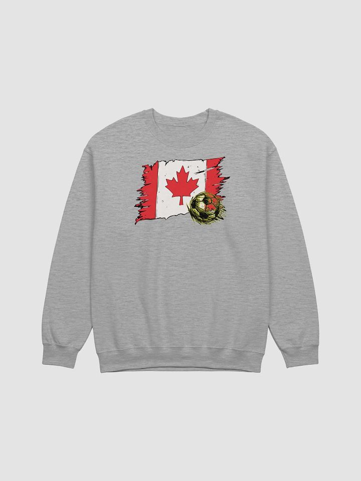 Canada Flag Soccer Football Crewneck Sweatshirt product image (1)