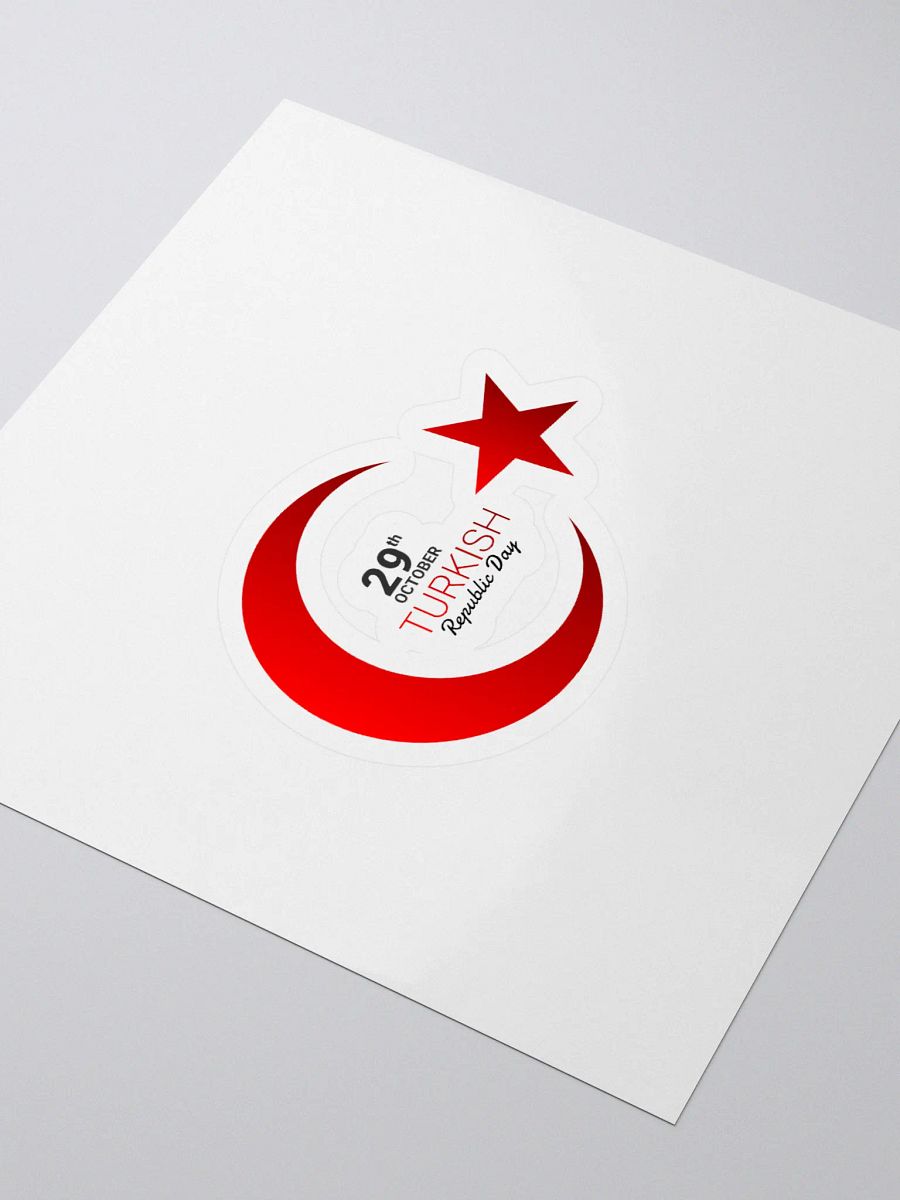 Celebrating 29th October Sticker product image (3)