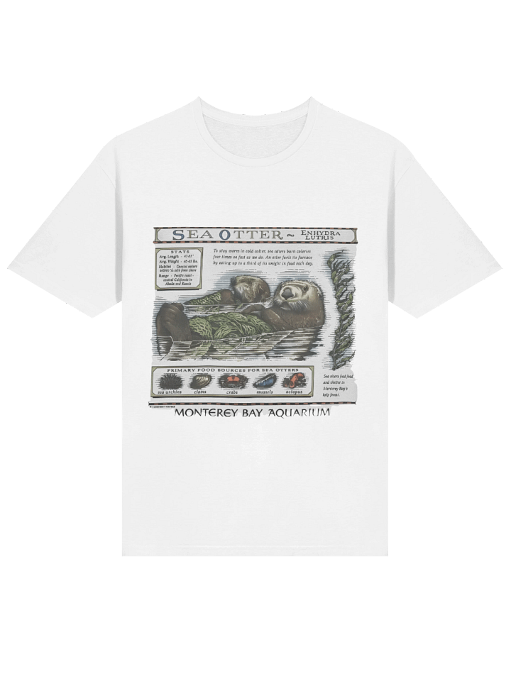 Sea Otter Monterey Bay Aquarium T-shirt product image (2)