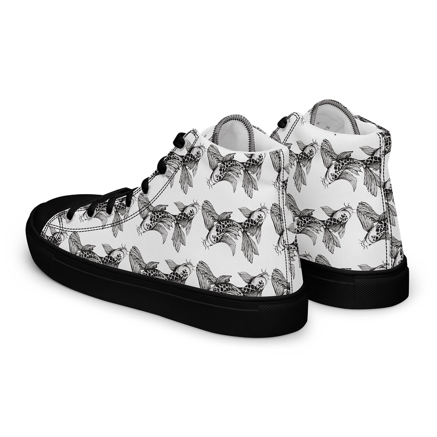 Koi Fish - Women's High Top Canvas Shoes product image (8)