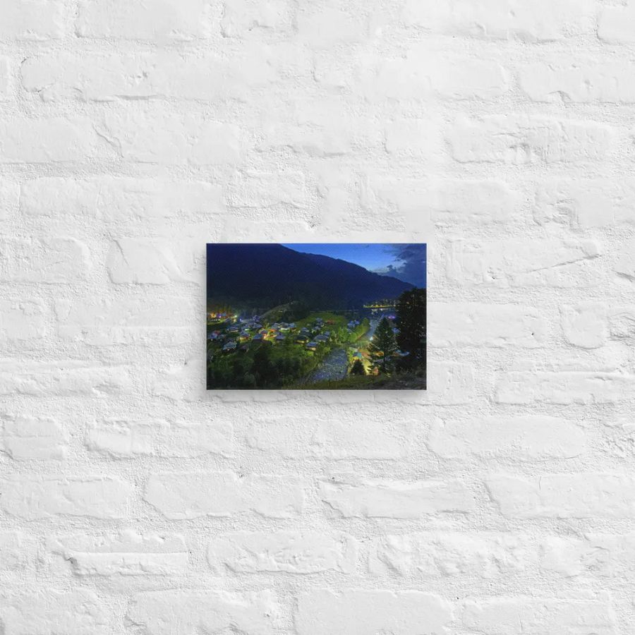 Mountain Valley Night Canvas product image (7)