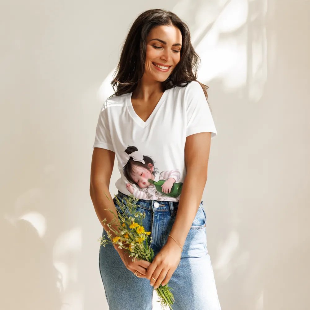 Bella+Canvas Women's Relaxed V-Neck T-Shirt product image (11)