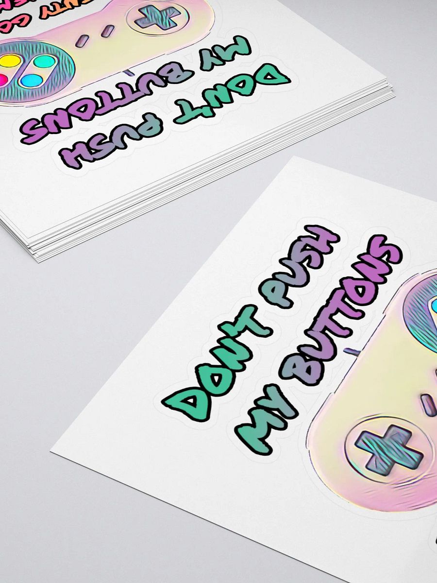Don't Push My Buttons sticker product image (8)