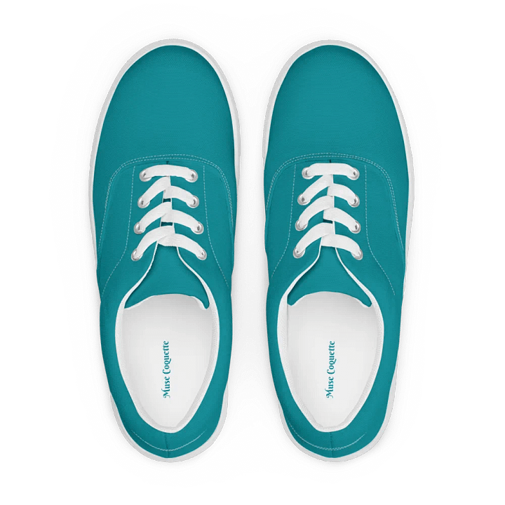 Muse Coquette Lace-Up Canvas Shoes (Sea stones candies) product image (2)