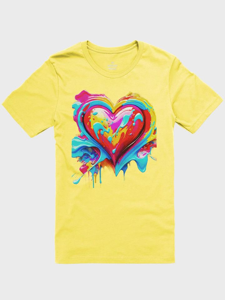 Painted Heart Supersoft T-Shirt product image (1)