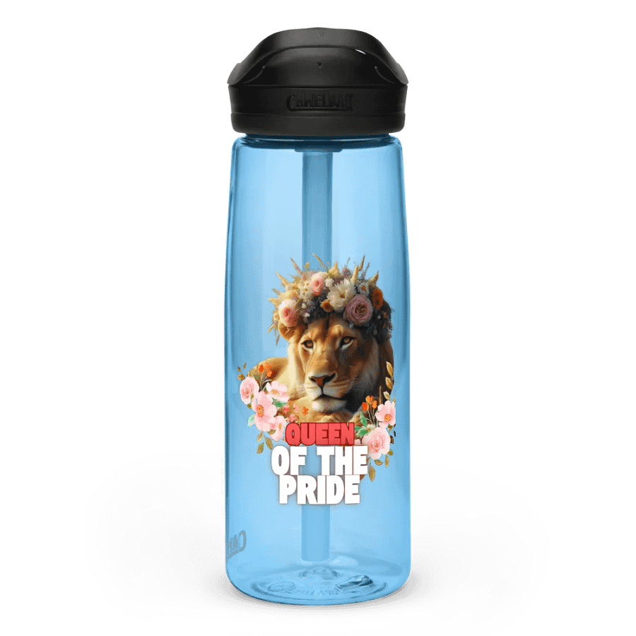Floral Crown Lion Queen Water Bottle product image (13)