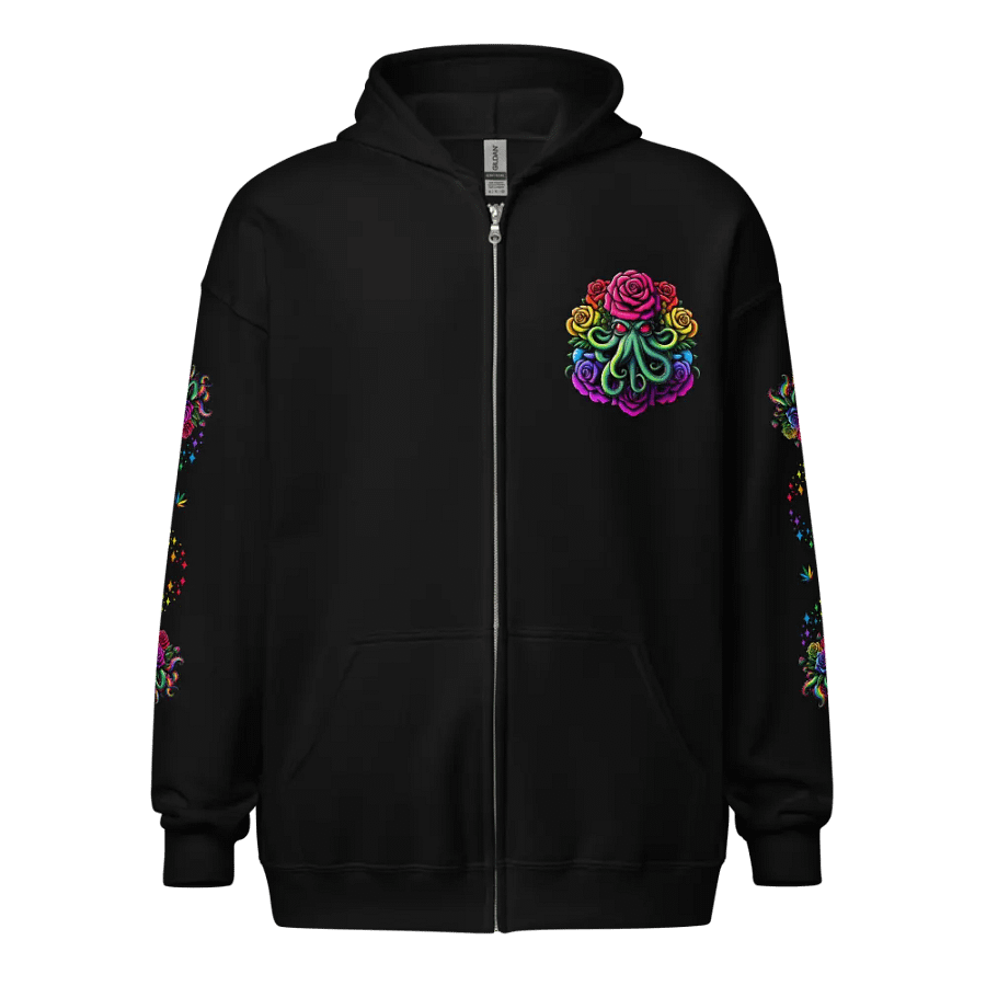 PRIDE Cthulhu Royalty Hoodie Zip-Up (Lots of Colors!) (Up to 5xl!) product image (1)