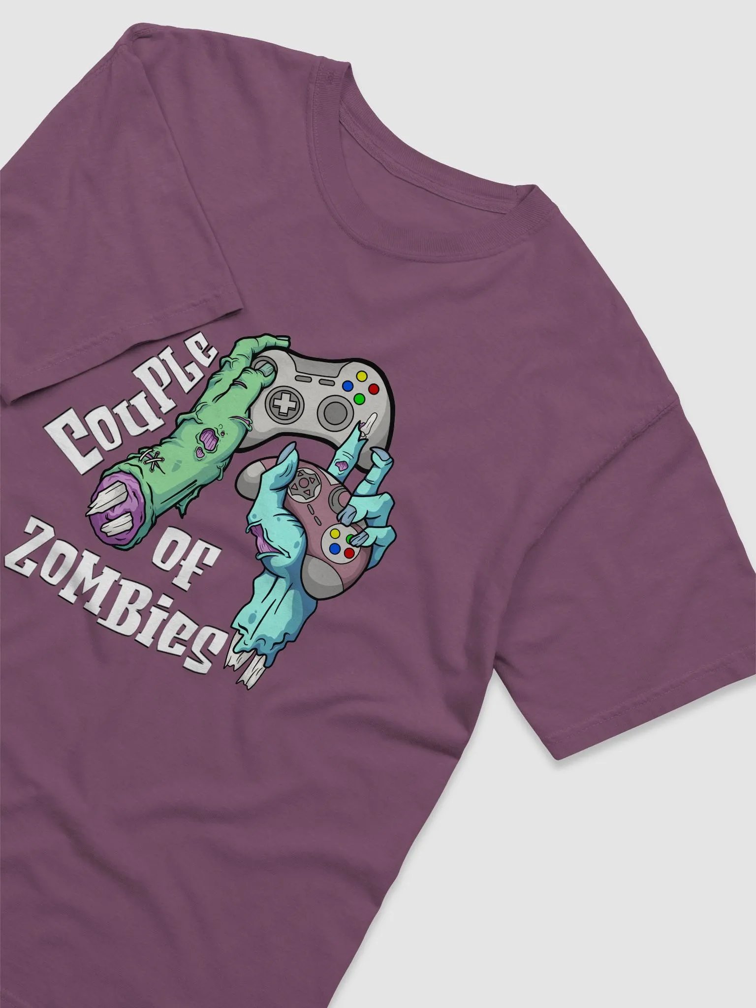 Couple of Zombies T-shirt - Berry product image (3)