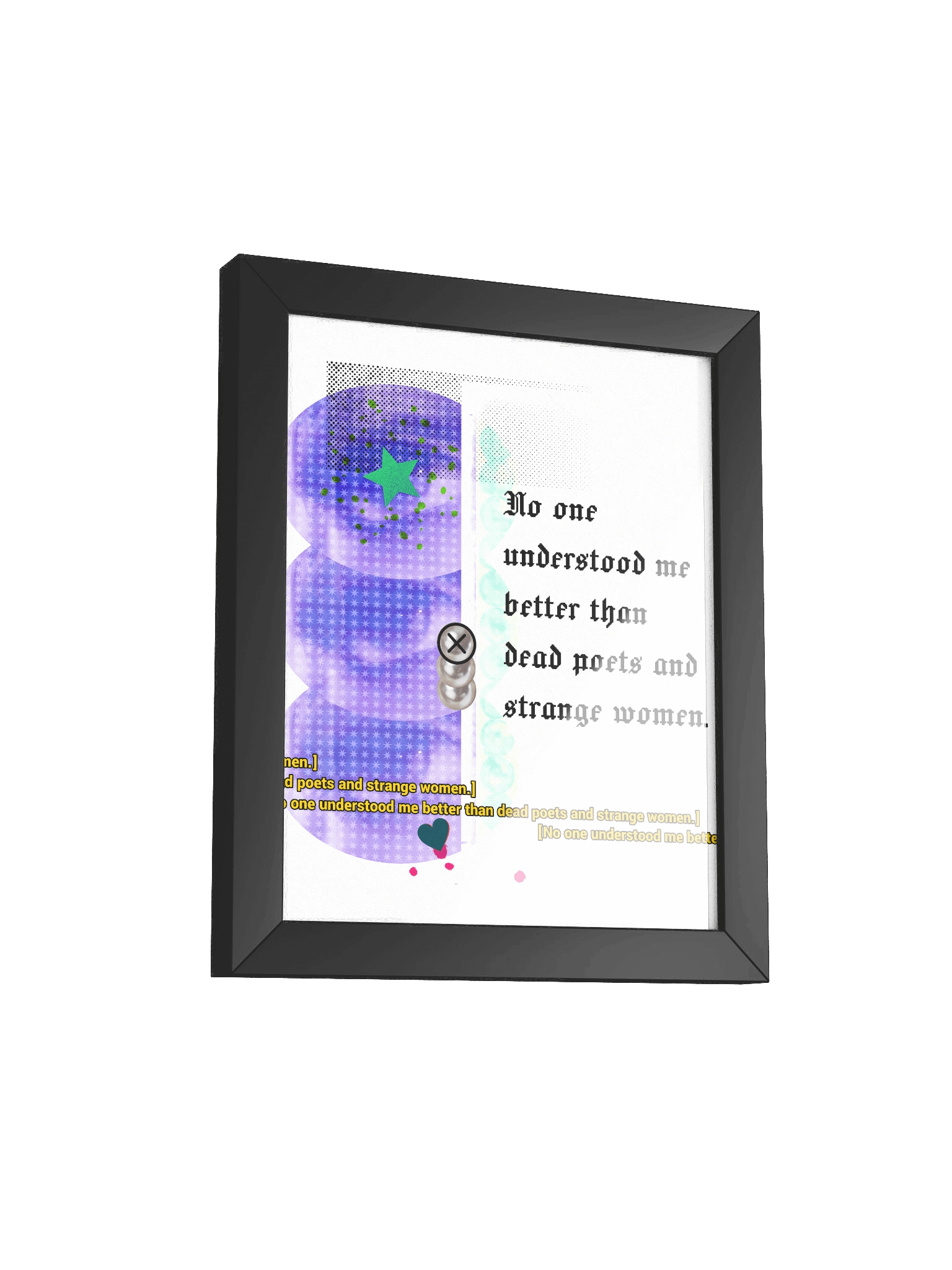 Dead Poets & Strange Women Framed Art Print product image (33)