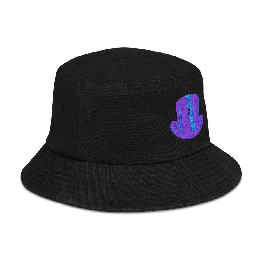 Pixelated Perfection Denim Bucket Hat product image (6)