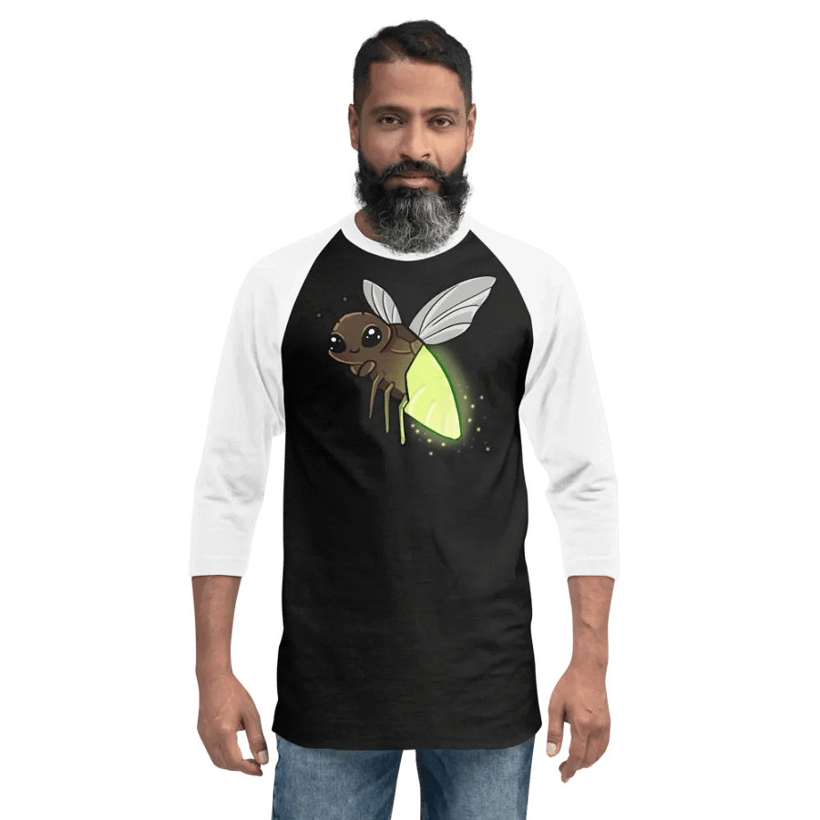 Devoted Torchbug 3/4 Length Raglan Tee product image (5)