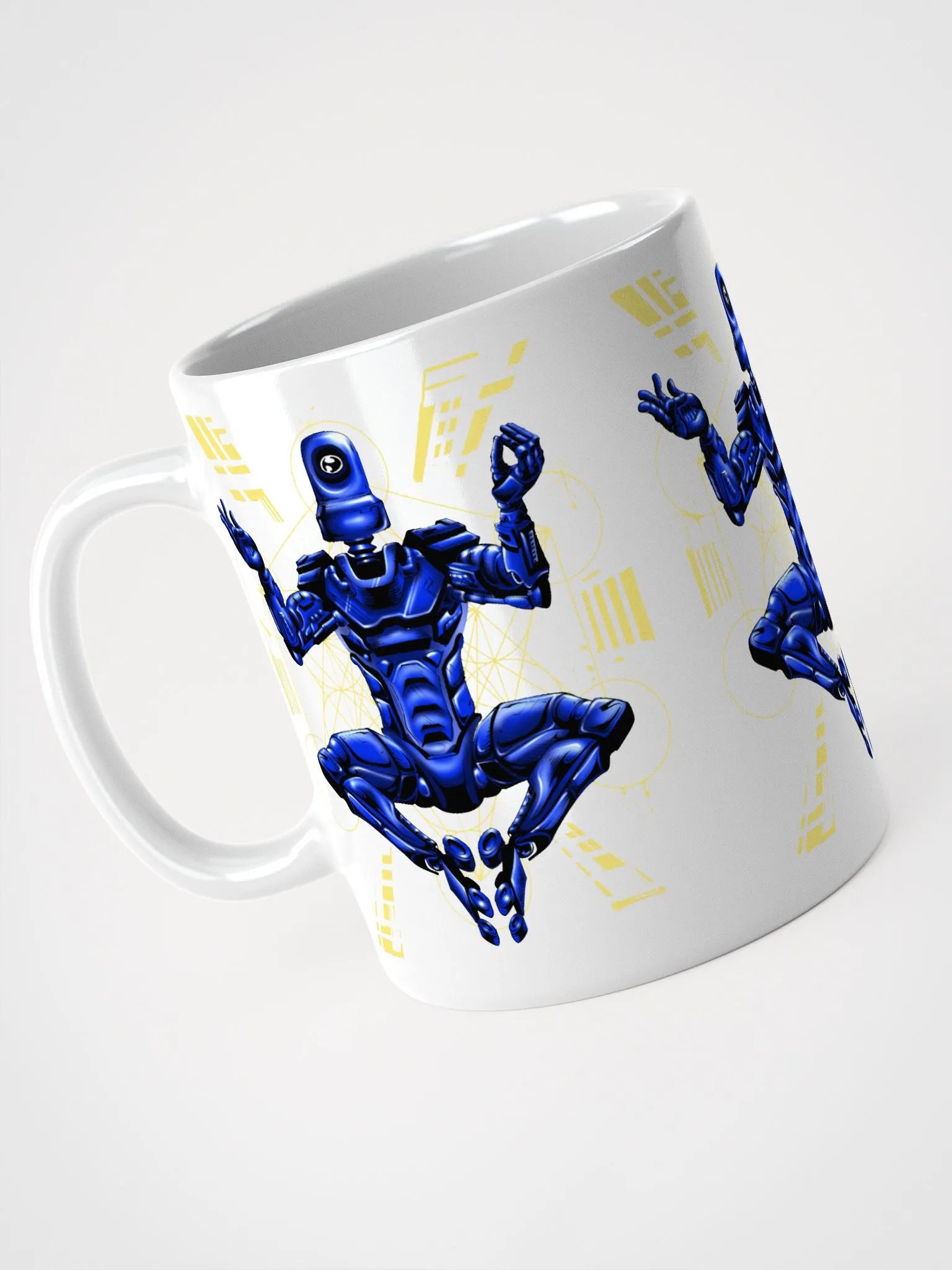 Sacred Geometry Robot - Mug product image (2)