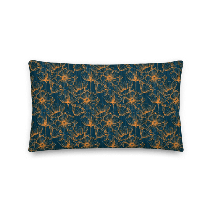Dark Romantic Floral | Premium Pillow product image (1)