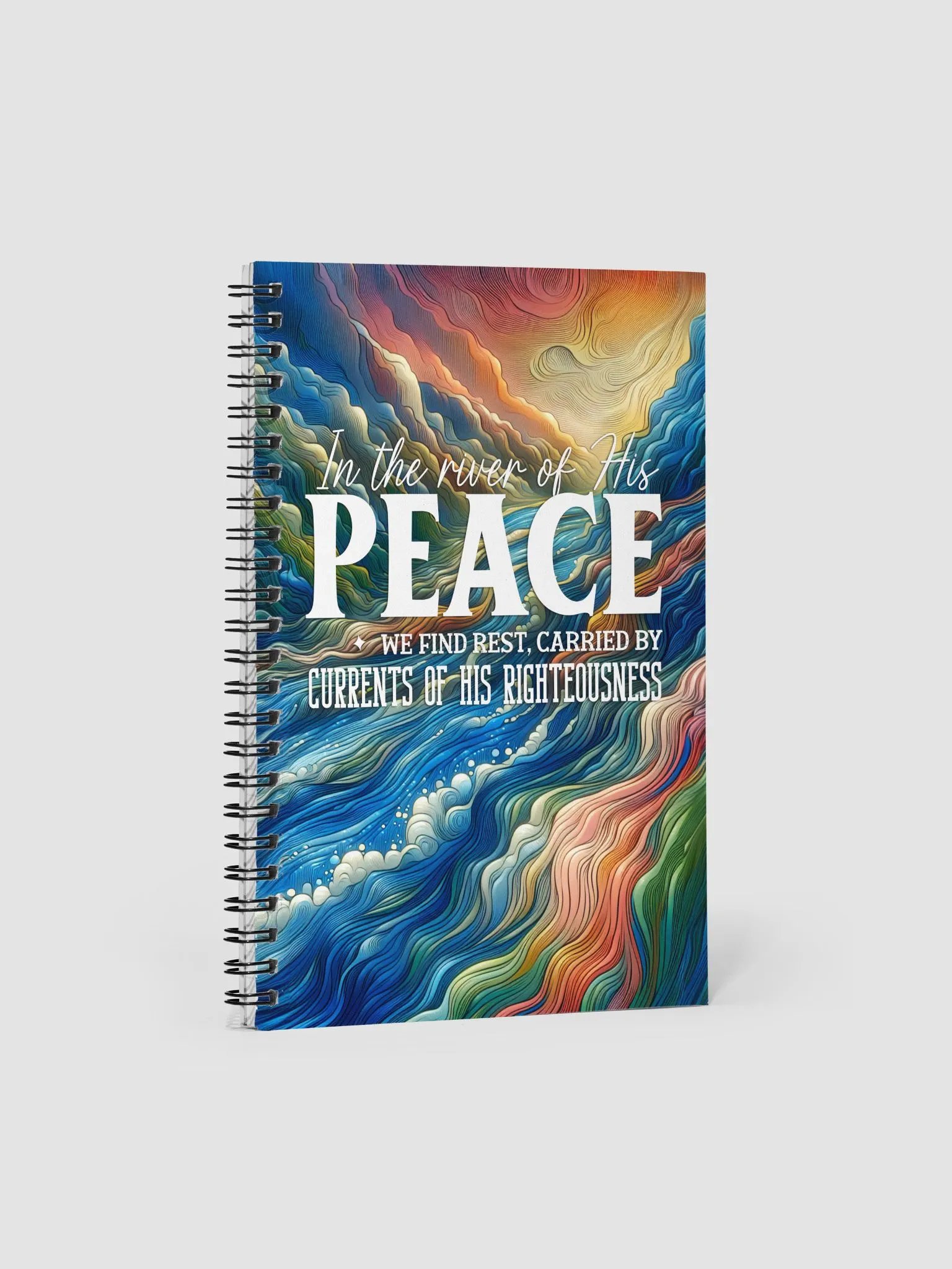 Christian Peace Spiral Notebook product image (3)