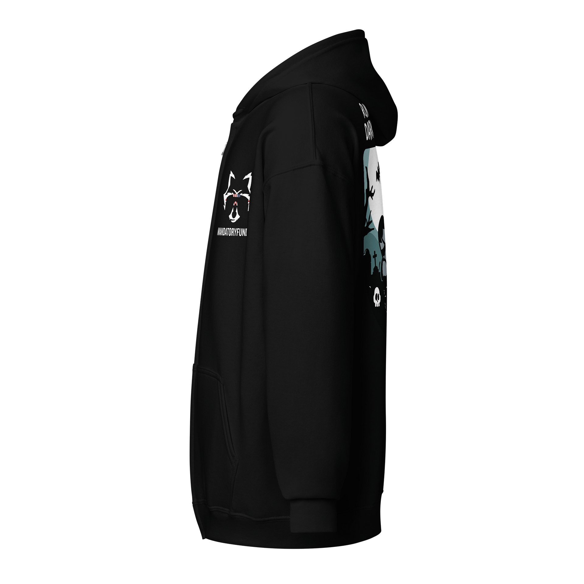 Running From My Dark Thoughts Zipper Hoodie product image (13)