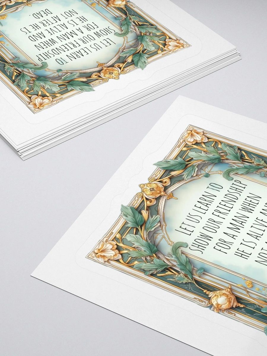 Let Us Celebrate Friendship Fitzgerald Sticker product image (11)