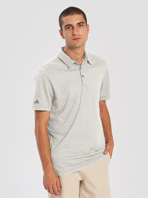 Photo showing Adidas Space-Dyed Polo Shirt