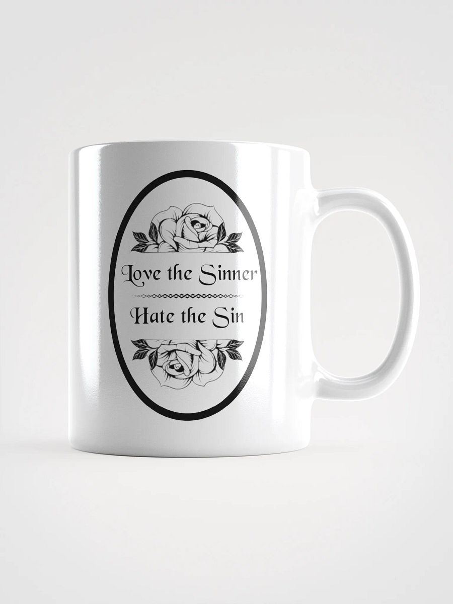 Symmetrical Tattoo Sin Sinner Design Coffee Mug product image (1)