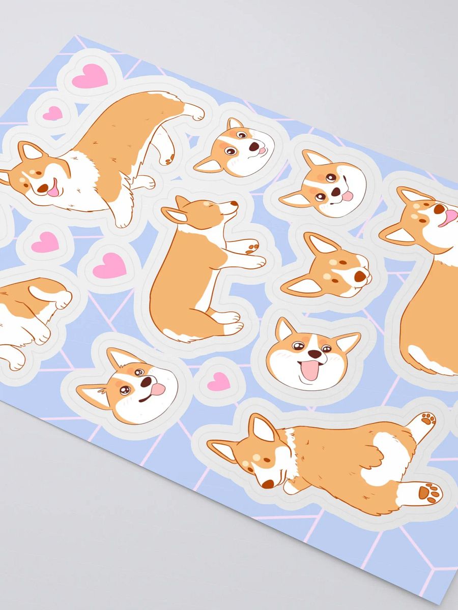 Corgi Cuties Sticker Sheet product image (3)