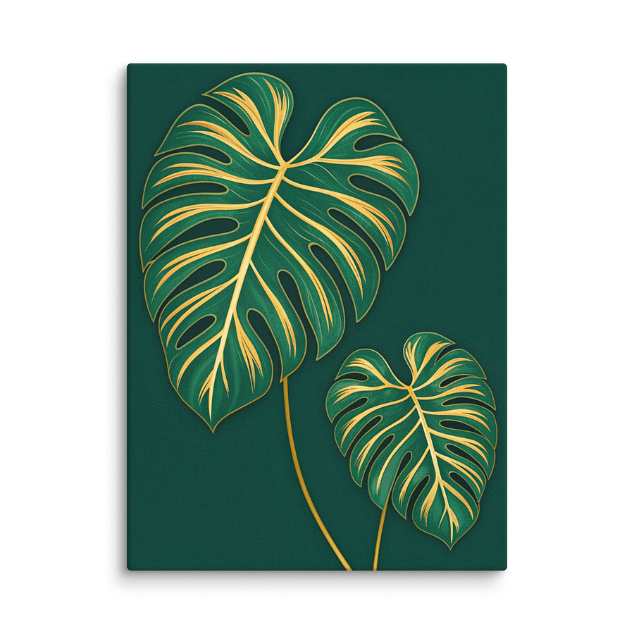 Tropical Leaves Botanical Wall Art product image (1)