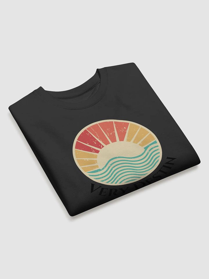 Sunset Waves Premium 100% Cotton Sweatshirt product image (2)