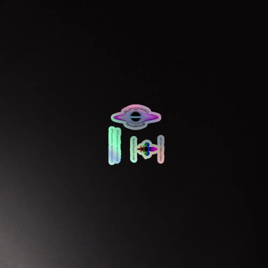 Plastic Pride Holographic Sticker Set product image (4)