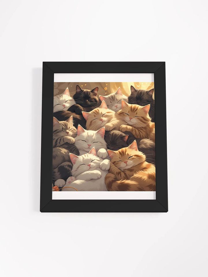 Cozy Cats Cuddle Framed Poster product image (8)
