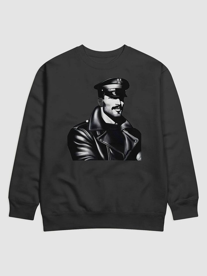 Iconic Logo 1940 Mustached Leather Daddy Fighter Pilot Gay Pride Sweatshirt product image (1)