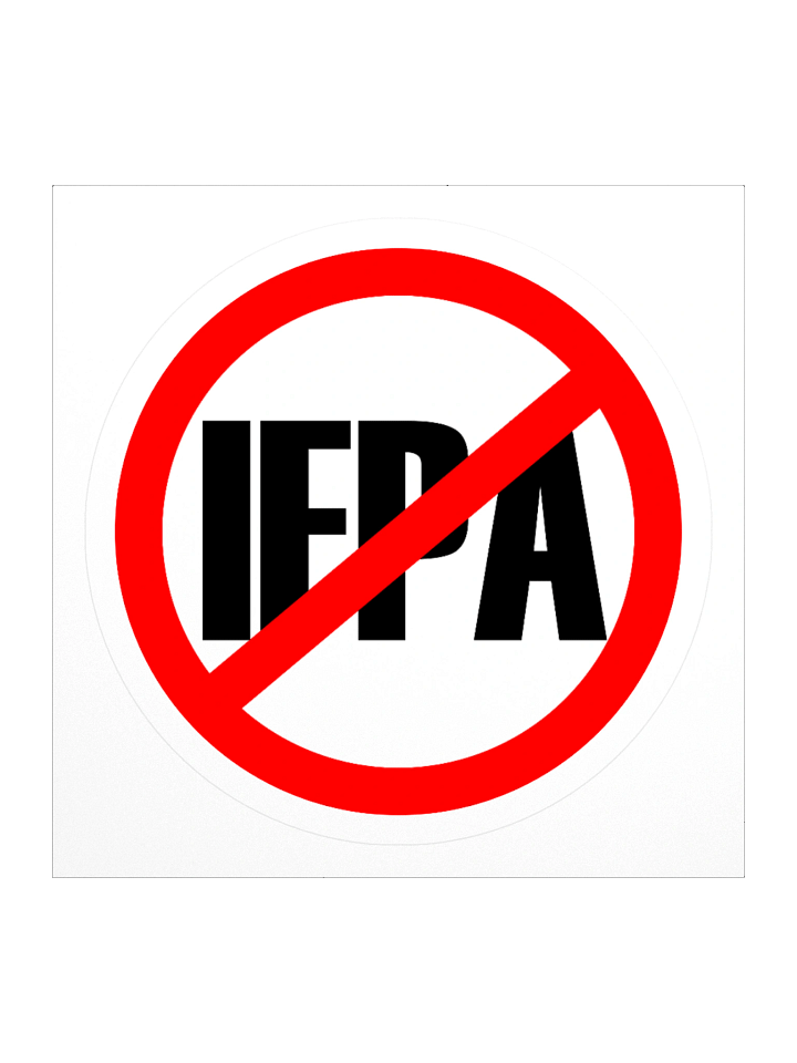 No IFPA Roundel Sticker product image (1)