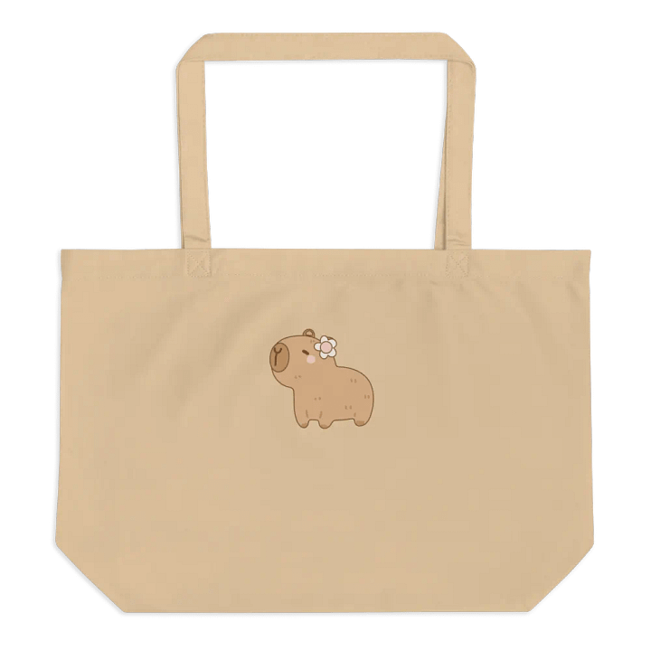 Capybara Tote Bag | Cute Tote Bags | Econscious Organic Cotton Tote product image (1)