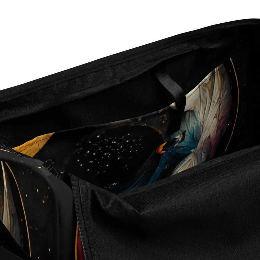 Cosmic Feathers All-Over Duffle Bag product image (6)