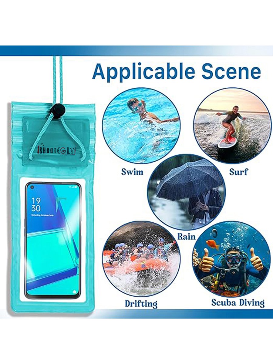 Waterproof Mobile Cover ( UNIVERSAL SIZE, Pack Of 4 ) Colour May Be Vary product image (5)