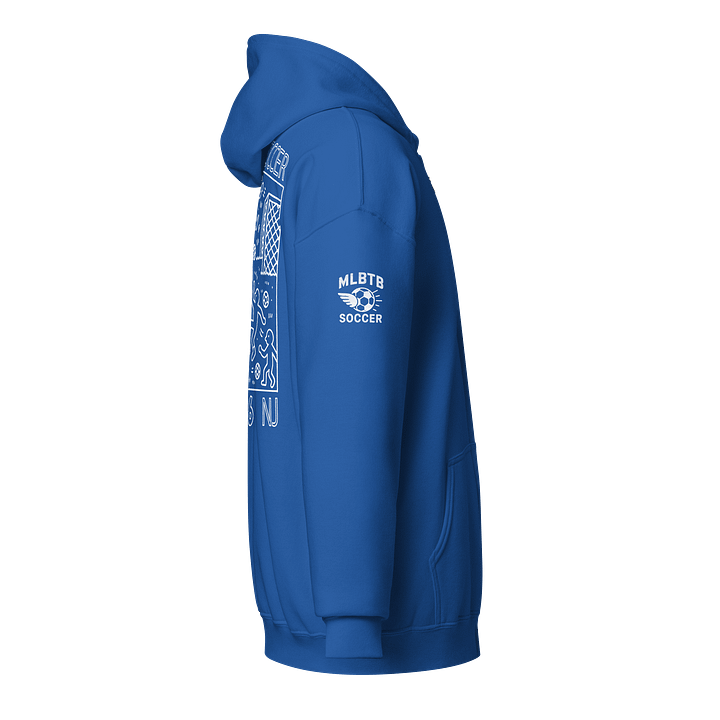 Adult Zip Hoodie Game Play: White product image (2)