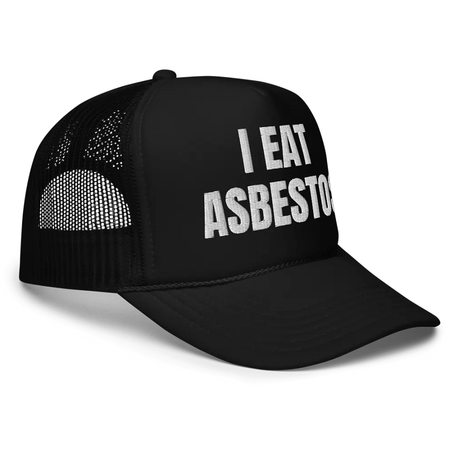 I eat asbestos - Embroidered Trucker Cap Hat product image (3)