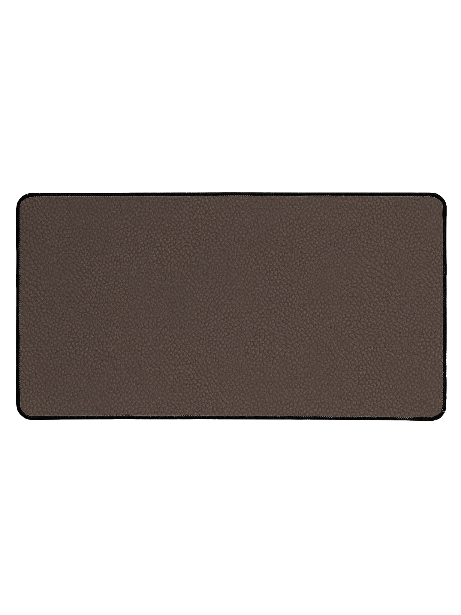 Stylish Brown Leather Neoprene Desk Mat for Modern Workspace product image (1)
