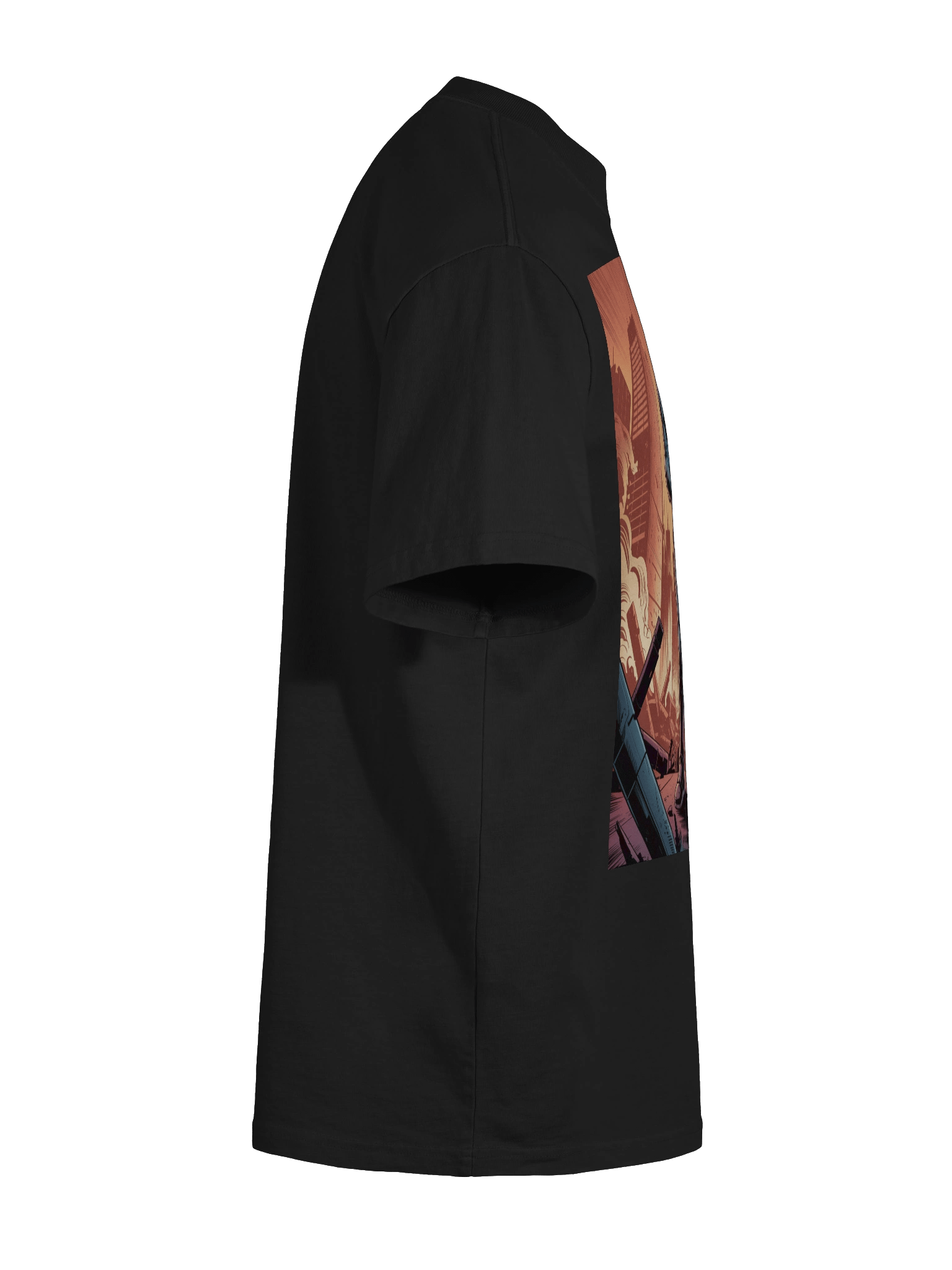 Inferno Ascendant: Apocalypse Inspired Oversized Faded T-Shirt product image (11)