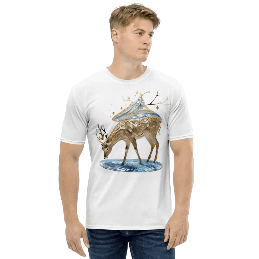 Goldish Deer T shirt product image (1)