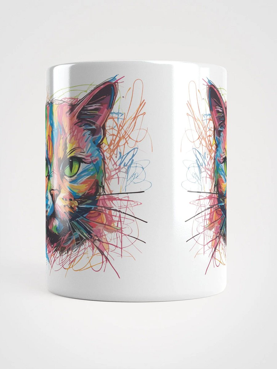 Graffiti Scribbles Cat 5 , Mug product image (10)
