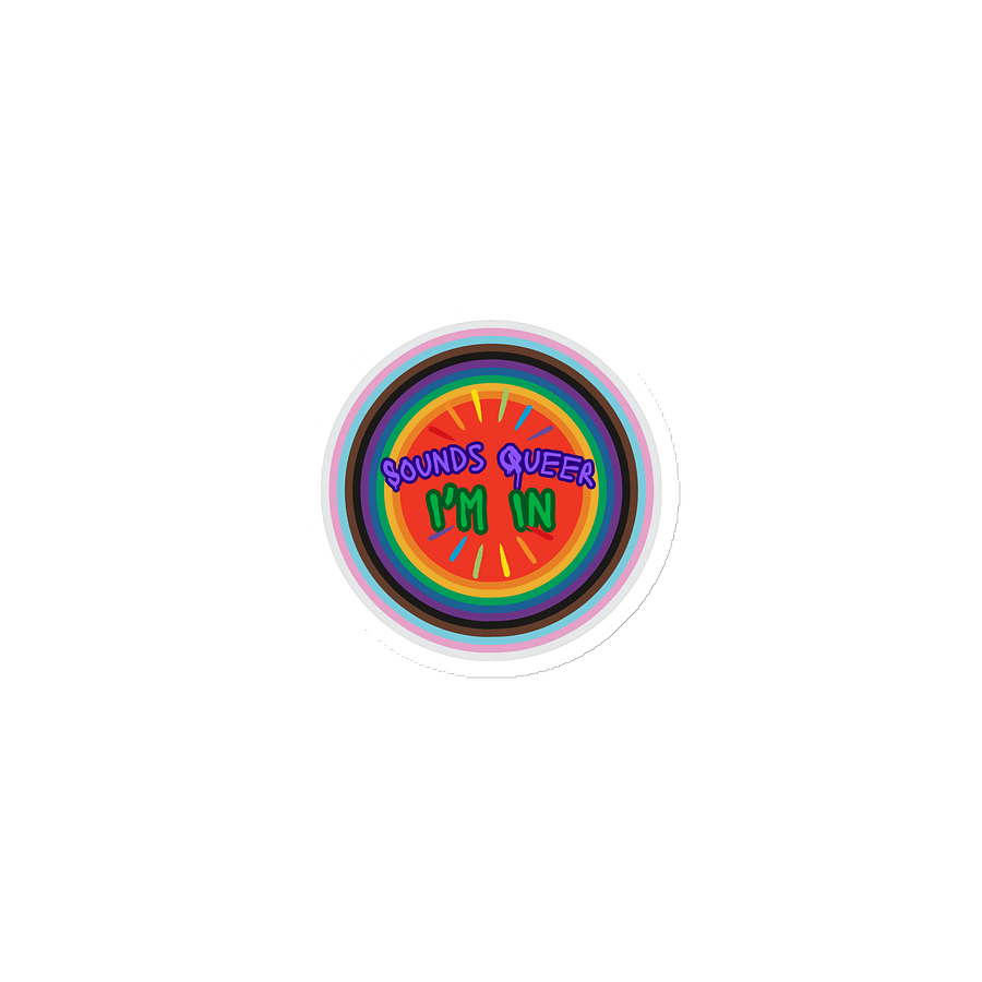 LGBTQIAP2S+ 2025, Sounds Queer I'm In, Magnet product image (1)