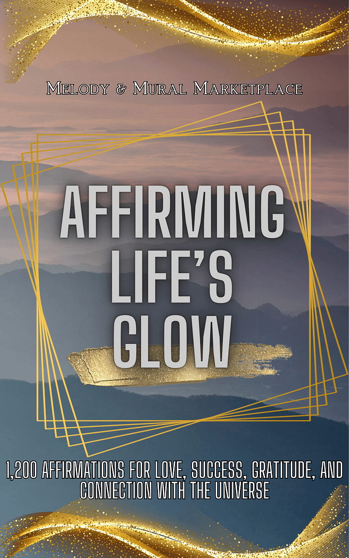 ✨ Affirming Life's Glow: 1,200 Affirmations (eBook - 📖 PDF & 📱 EPUB Bundle) product image (1)