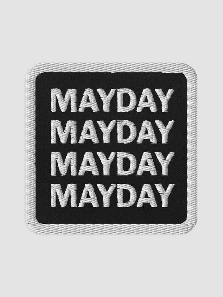 Black Mayday Patch product image (1)