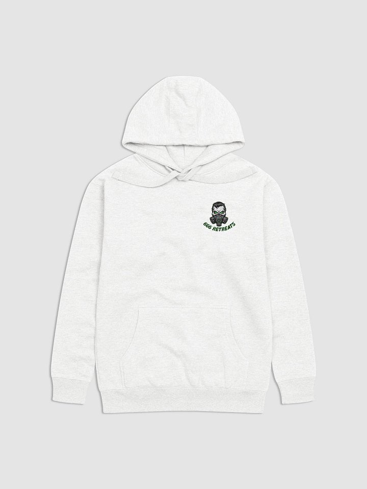 666 Retreats Gas Mask Skull Hoodie product image (1)