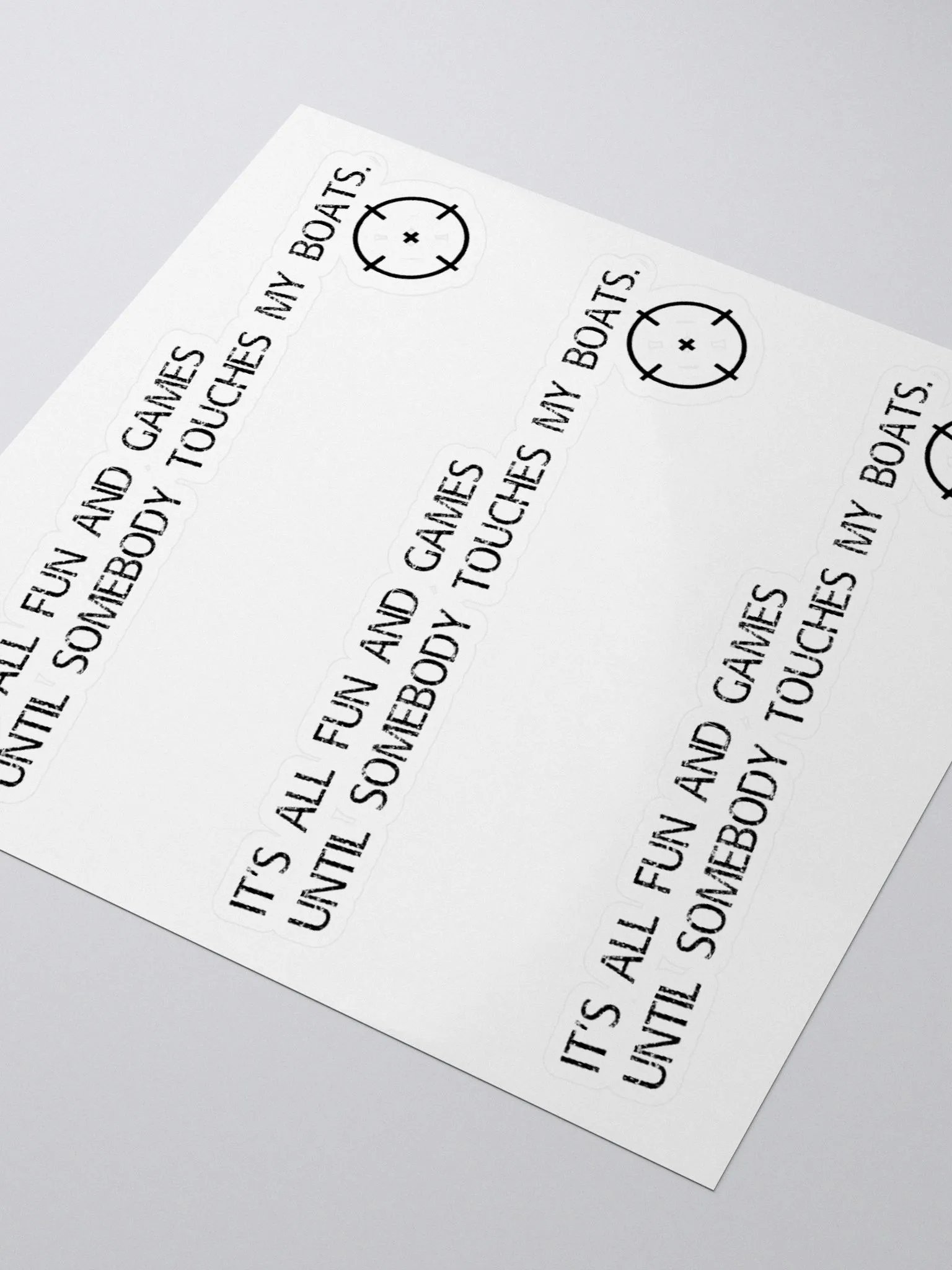 Don't touch my boats (Sticker) product image (3)