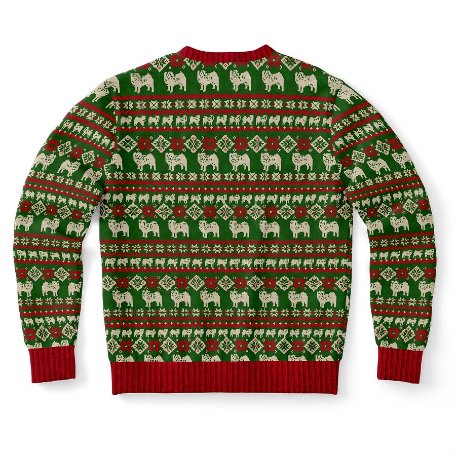 "Bah Humpug" Christmas Sweatshirt | Funny Pug Dog Holiday Sweater | Dog Mom Christmas Outfit | Pet Lover Gift product image (10)
