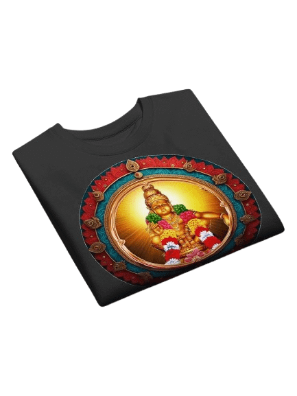 SWAMI AYYAPA BLACK T SHIRT product image (6)