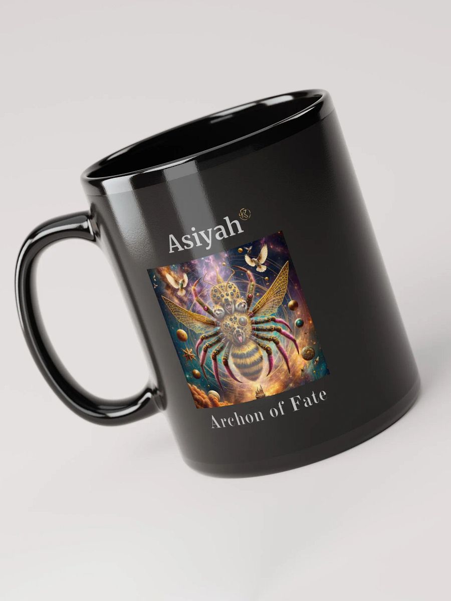 Supernal Asiyah | Black Glossy Mug product image (4)