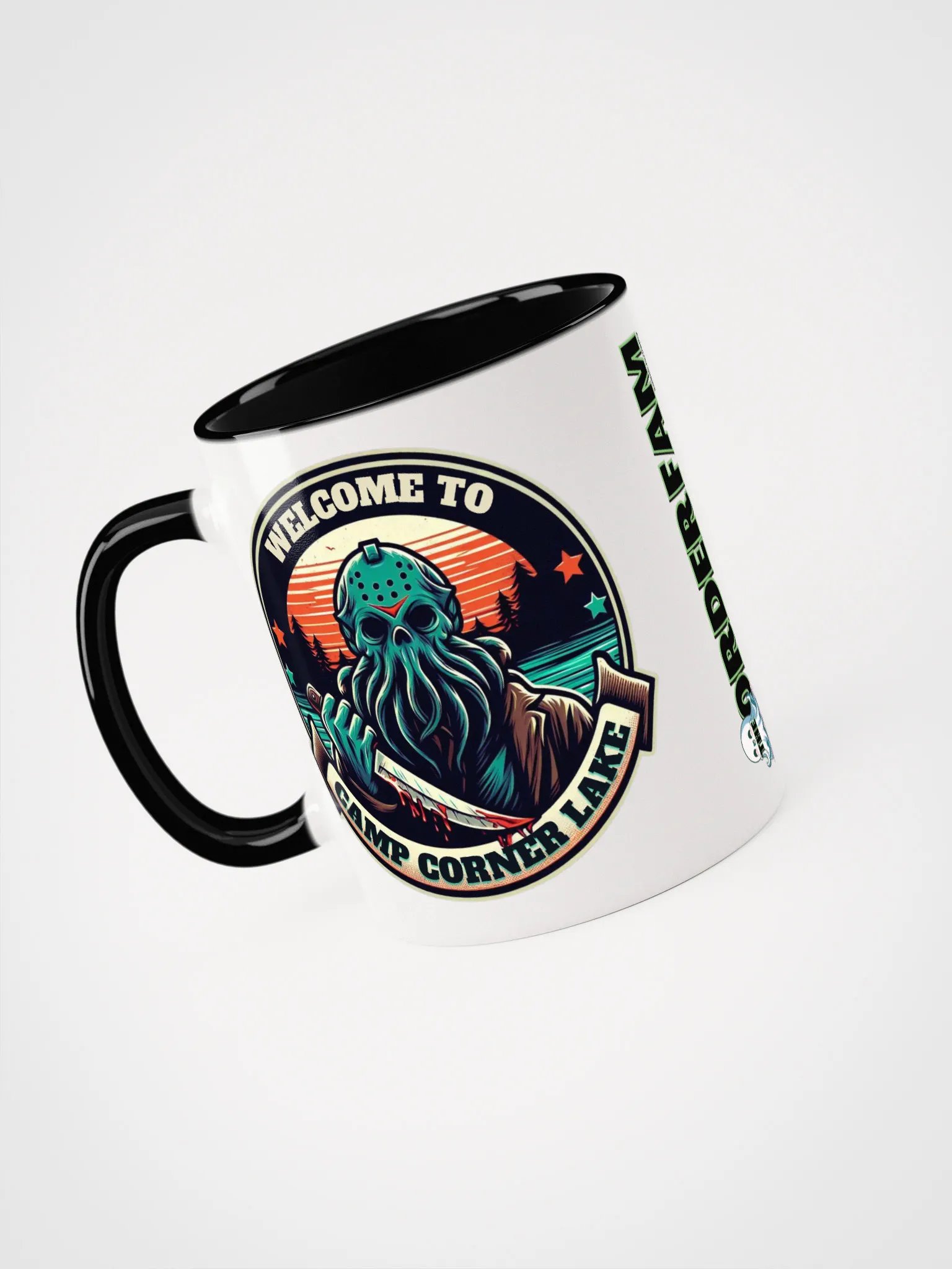 Welcome to Camp Corner Lake Inside-Colored Mug product image (3)
