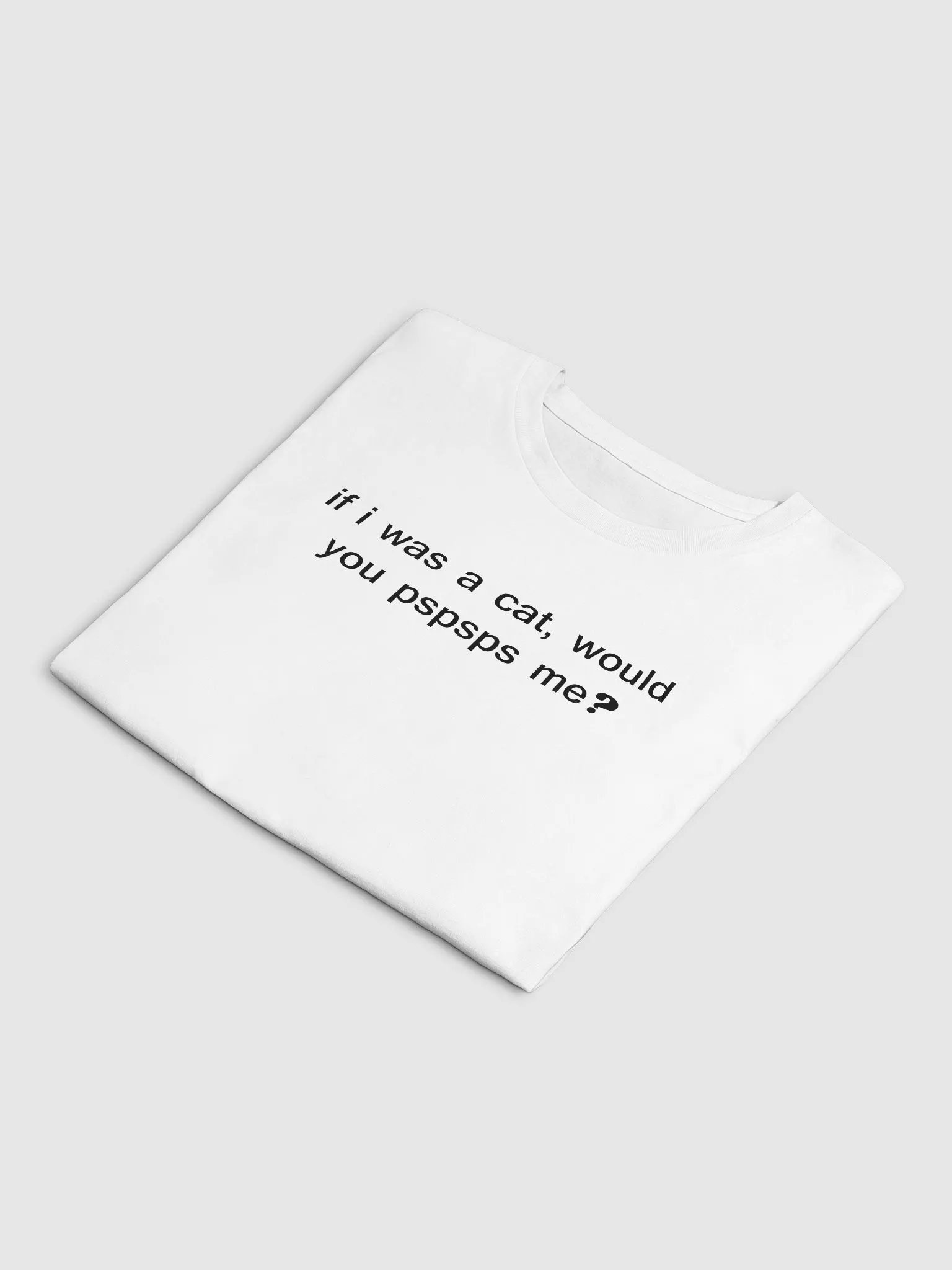 if i was a cat, would you pspsps me? Premium Crop Top product image (6)