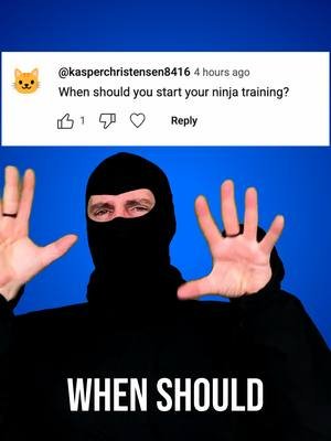 What age should you begin your martial arts training? Ask A Ninja is back! Ask a ?? in the comments!